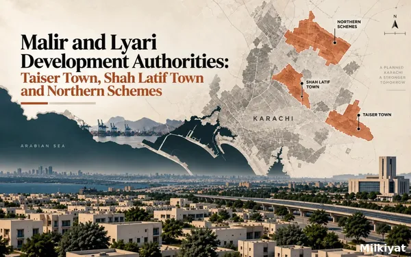 Malir and Lyari Development Authorities: Taiser Town, Shah Latif Town and Northern Schemes