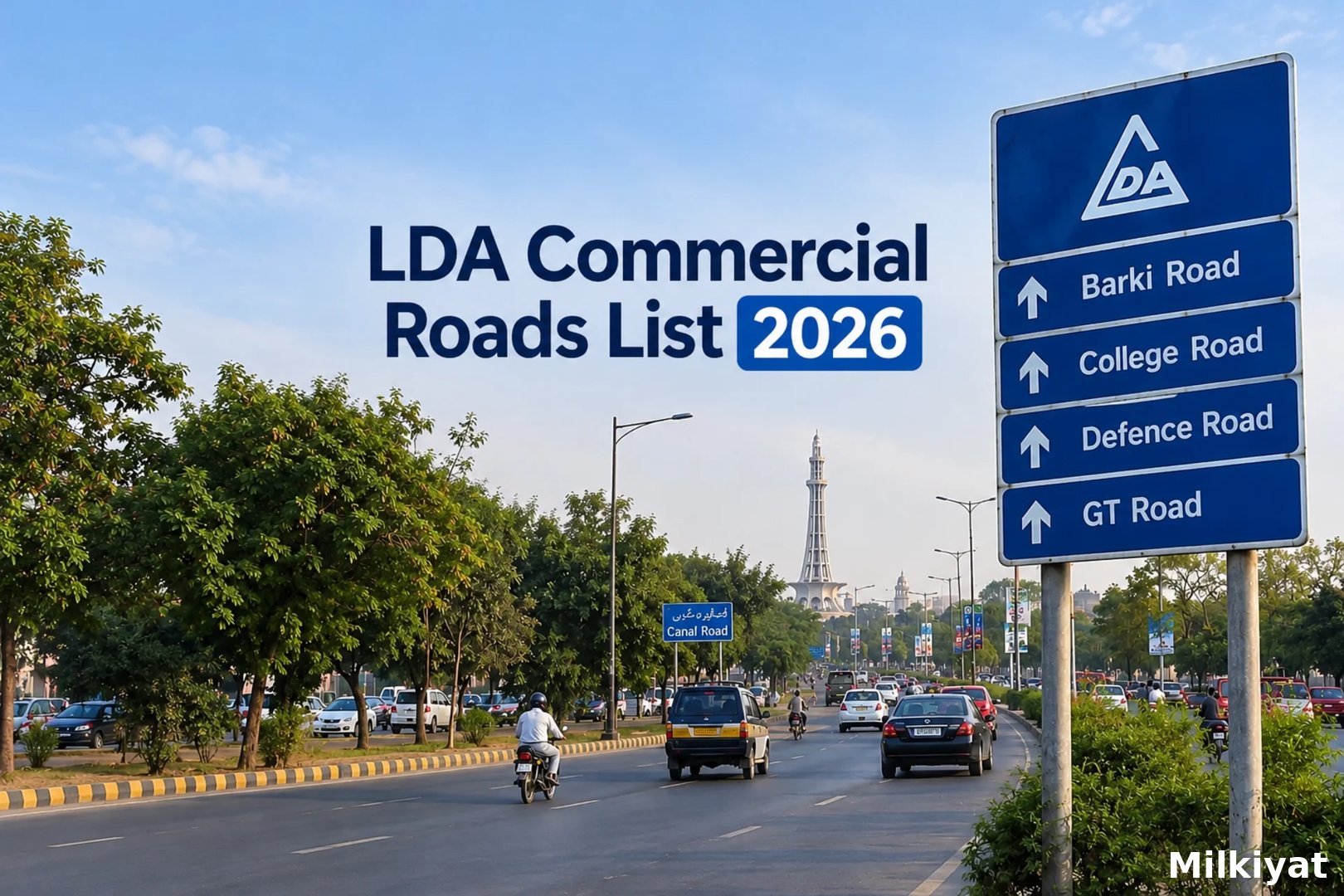 LDA Commercial Roads List 2026: Notified Commercial and Mixed-Use Roads