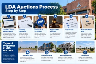 Illustrative LDA auction payment calculation showing starting price, earnest money, accepted bid and additional initial payment.