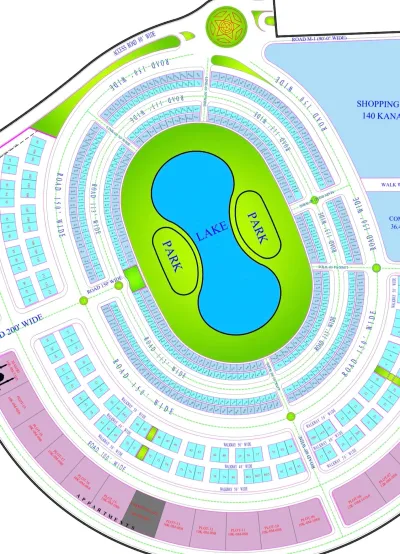 Master plan of Downtown