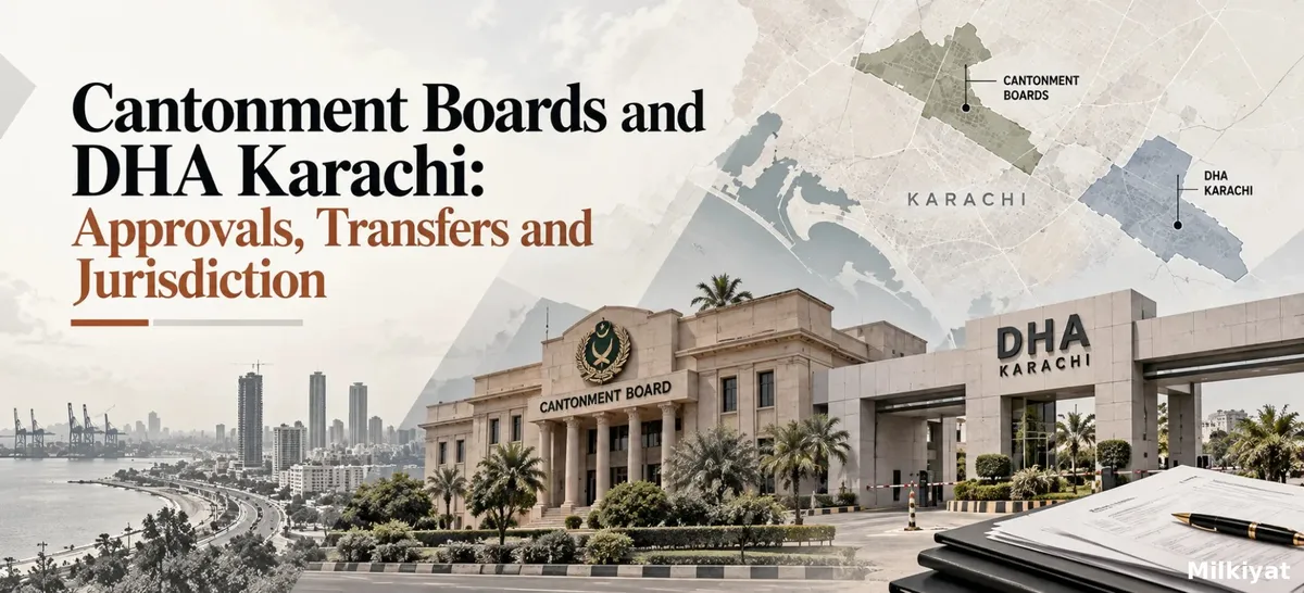 Cantonment Boards and DHA Karachi: Approvals, Transfers and Jurisdiction