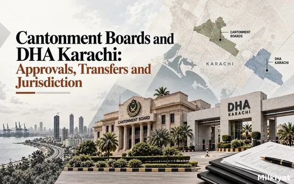 Cantonment Boards and DHA Karachi: Approvals, Transfers and Jurisdiction