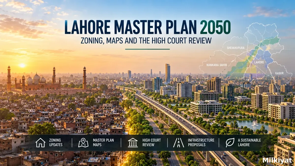 Lahore Master Plan 2050 Explained: Zoning, Maps and the High Court Review