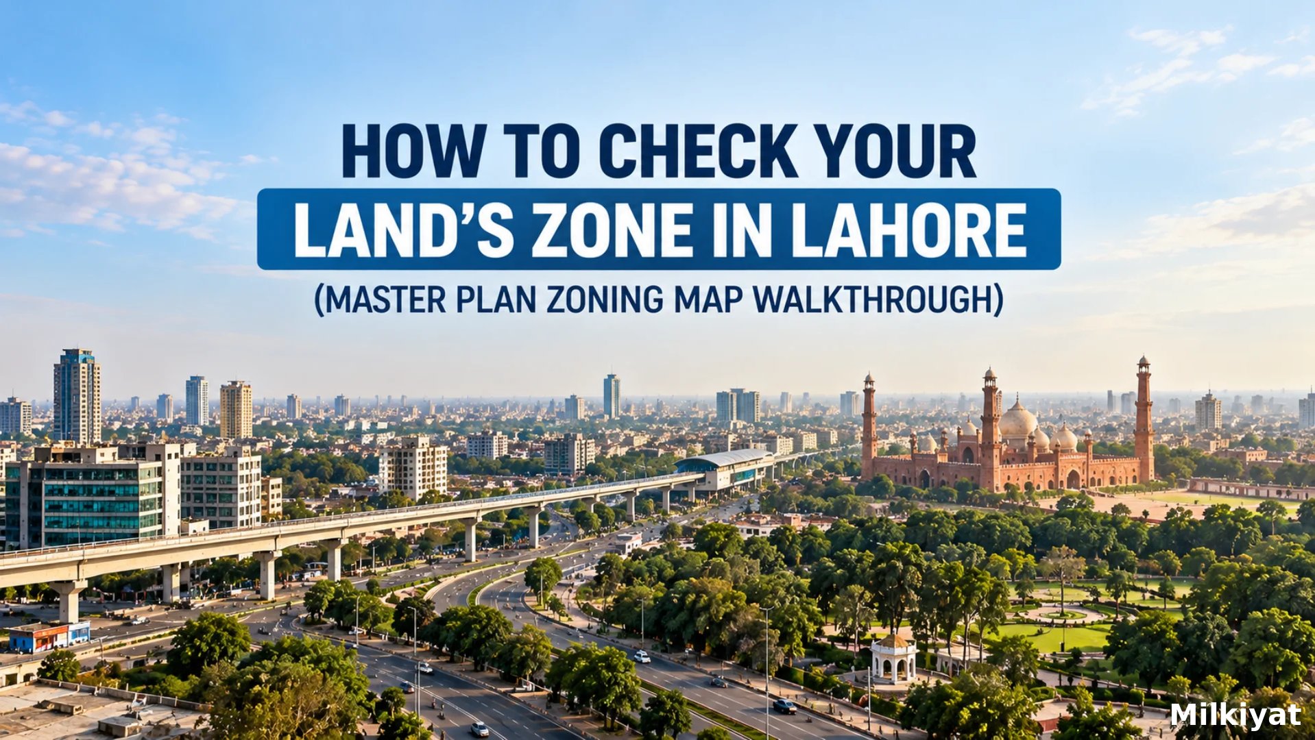How to Check Your Land's Zone in Lahore (Master Plan Zoning Map Walkthrough)