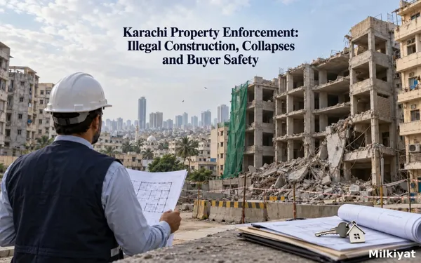 Karachi Property Enforcement: Illegal Construction, Collapses and Buyer Safety