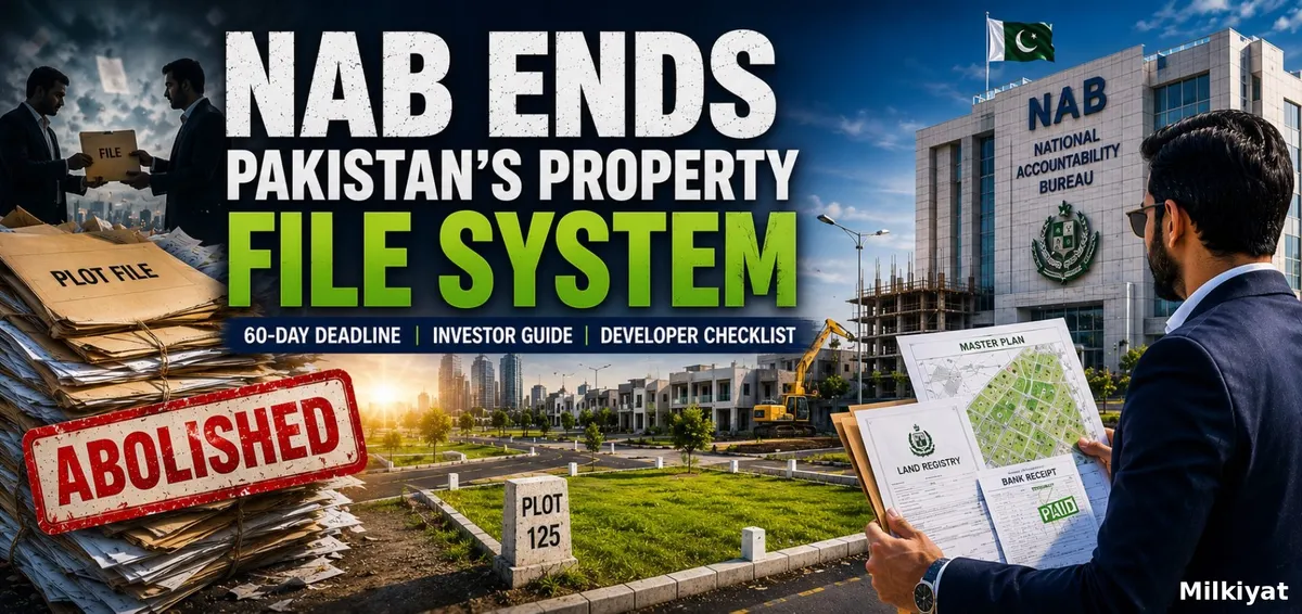 The End of Pakistan’s Real Estate File System by NAB: A Complete Guide for Buyers & Developers (2026)