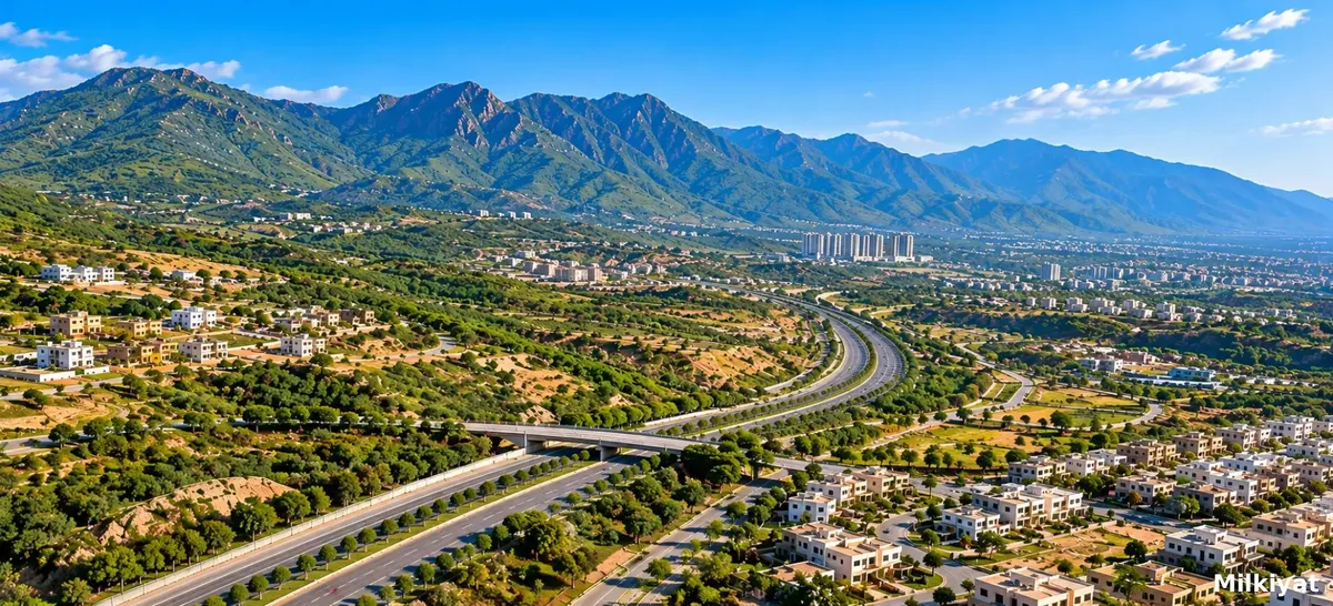 Margalla Enclave Location and Access Roads: Jinnah Avenue, Park Road and New Link Road