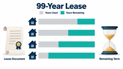 Illustration of four lease bars where the used years are faded and the remaining years are highlighted, with newer leases having more time left.