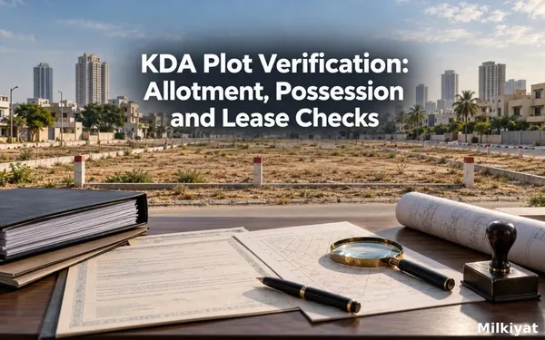 KDA Plot Verification: Allotment, Possession and Lease Checks