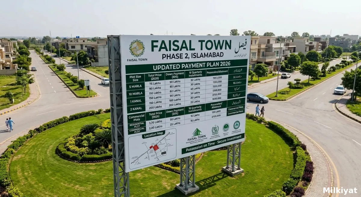 Faisal Town Phase 2 Payment Plan 2026