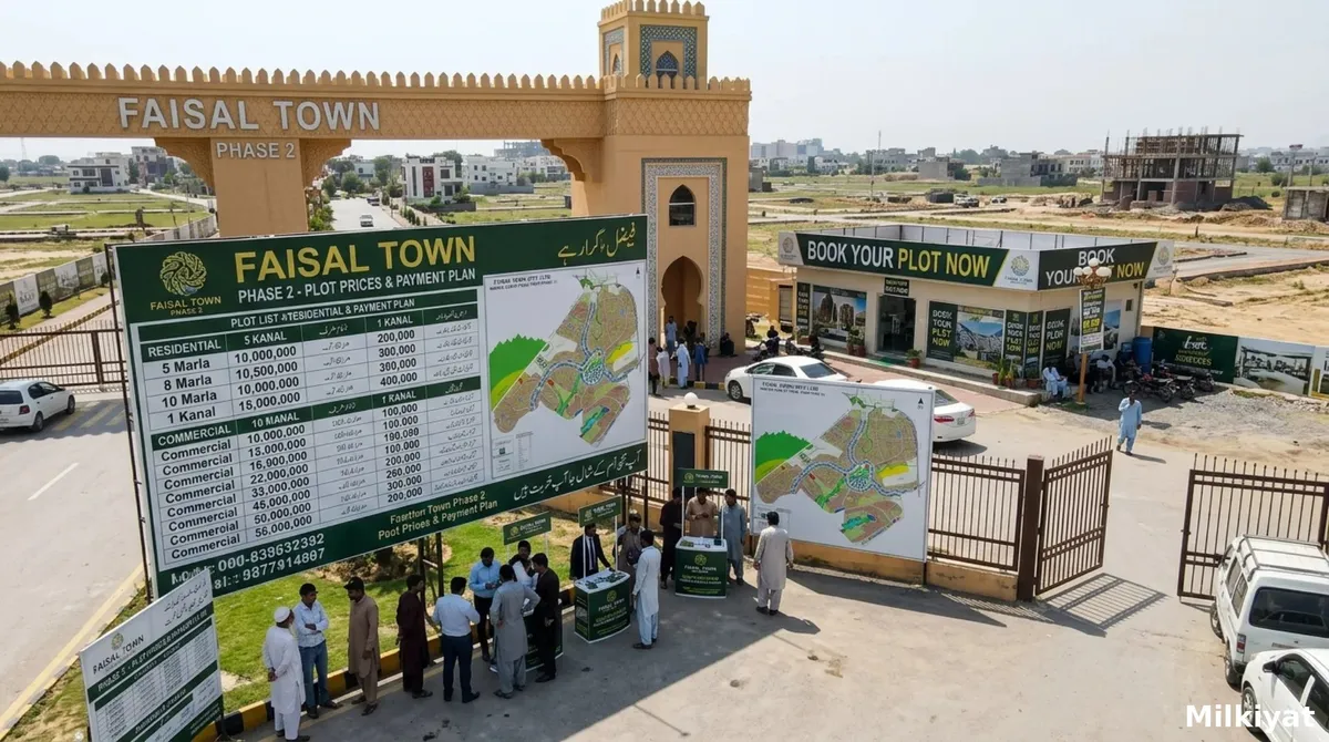 Faisal Town Phase 2 Plot Prices and Rates