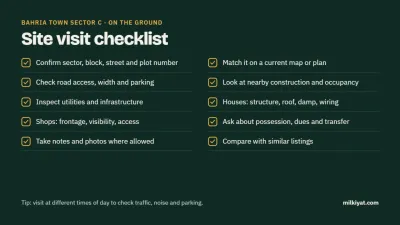 8 checks before buying commercial property in Bahria Town Sector C