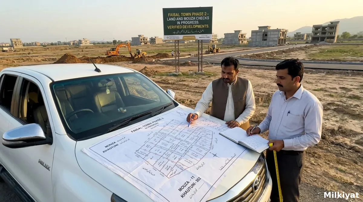 Faisal Town Phase 2 Land and Mouza Checks