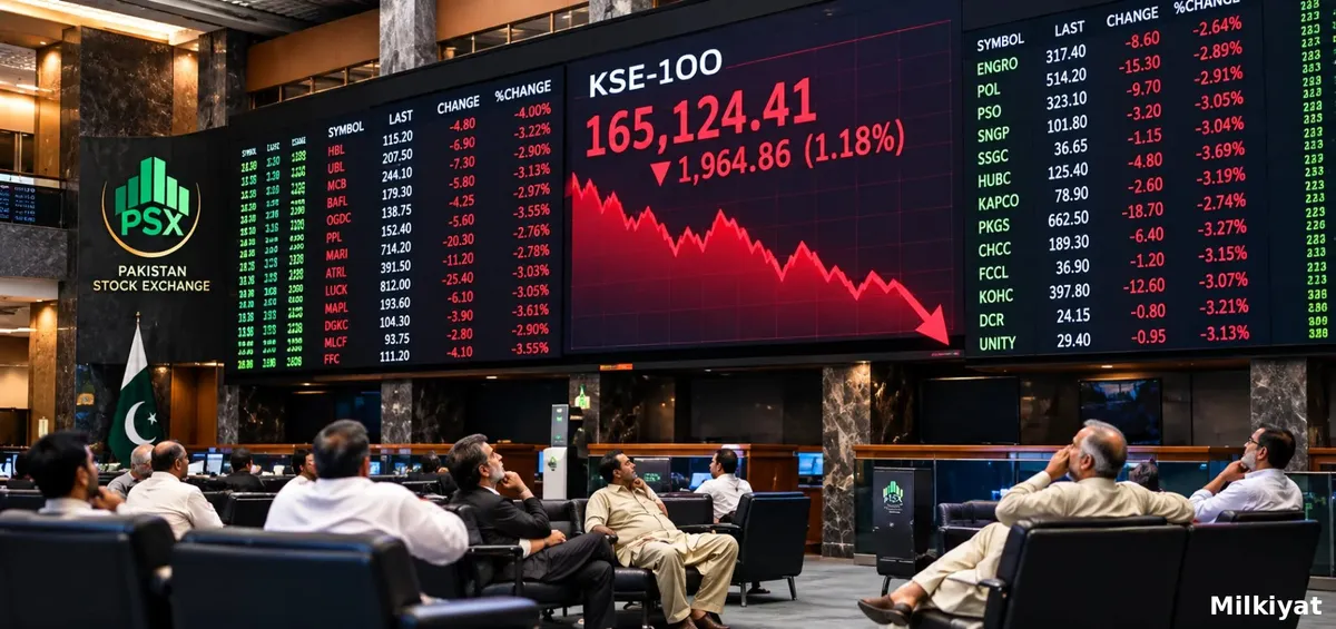 Pakistan Stock Market Loses Nearly 2,000 Points as Political Uncertainty Weighs on Investors