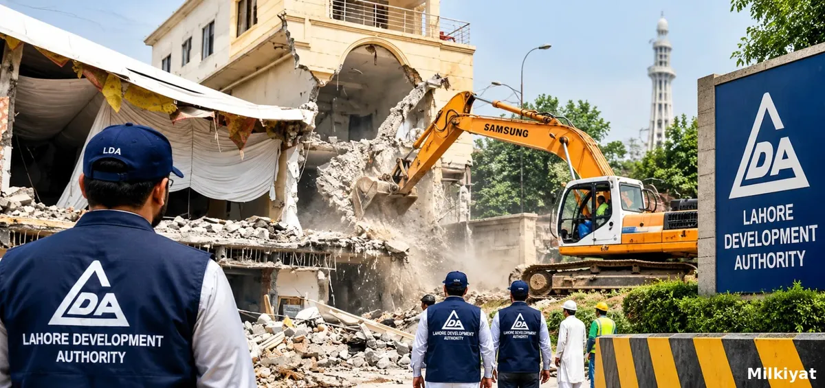 LDA Cracks Down on Six Housing Scheme Sites, Seals 43 Commercial Properties in Lahore