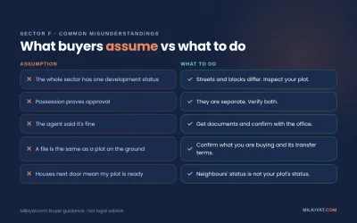 Common buyer assumptions about Bahria Town Sector F Lahore and what to do instead