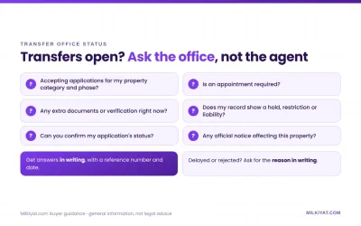 Questions to ask the Bahria Town Lahore transfer office