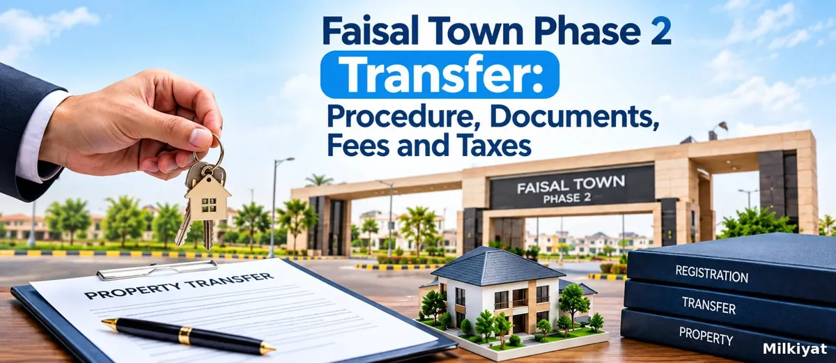 Faisal Town Phase 2 Transfer: Procedure, Documents, Fees and Taxes