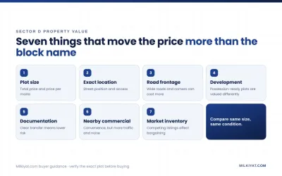 Factors that affect property value in Bahria Town Sector D Lahore