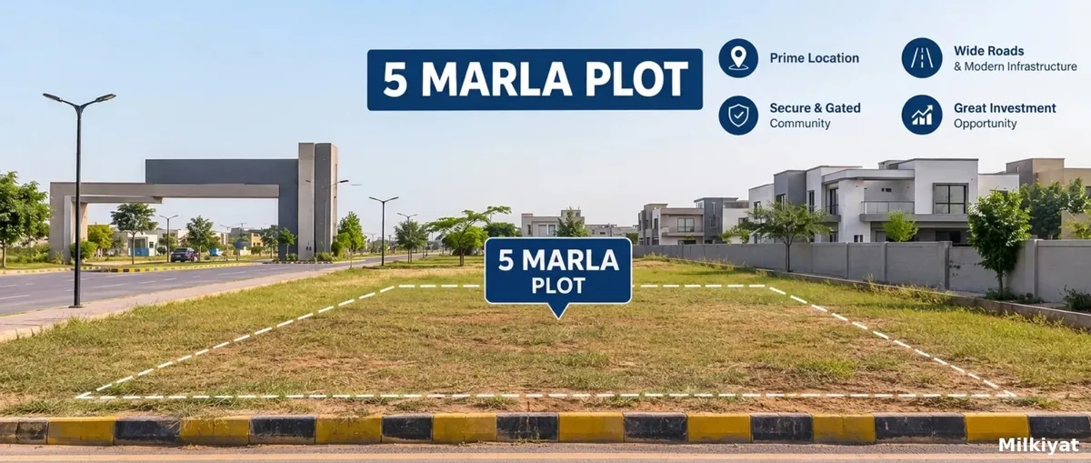 5 Marla Plot in Faisal Town Phase 2: Prices