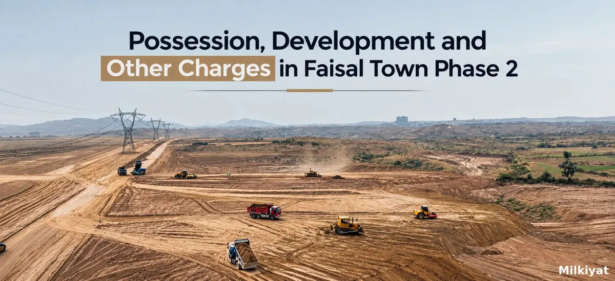 Possession, Development and Other Charges in Faisal Town Phase 2