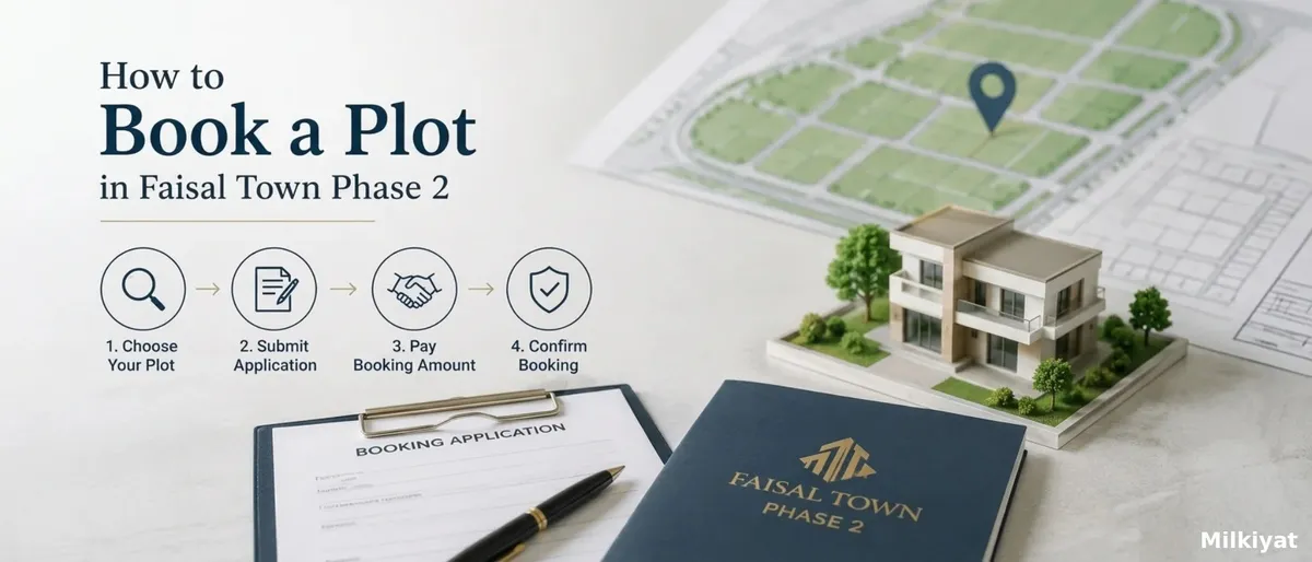 How to Book a Plot in Faisal Town Phase 2: Sales Office, Booking Form and Payment