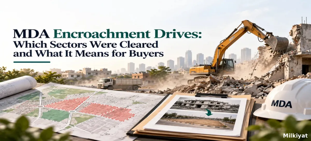 MDA Encroachment Drives: Which Sectors Were Cleared and What It Means for Buyers