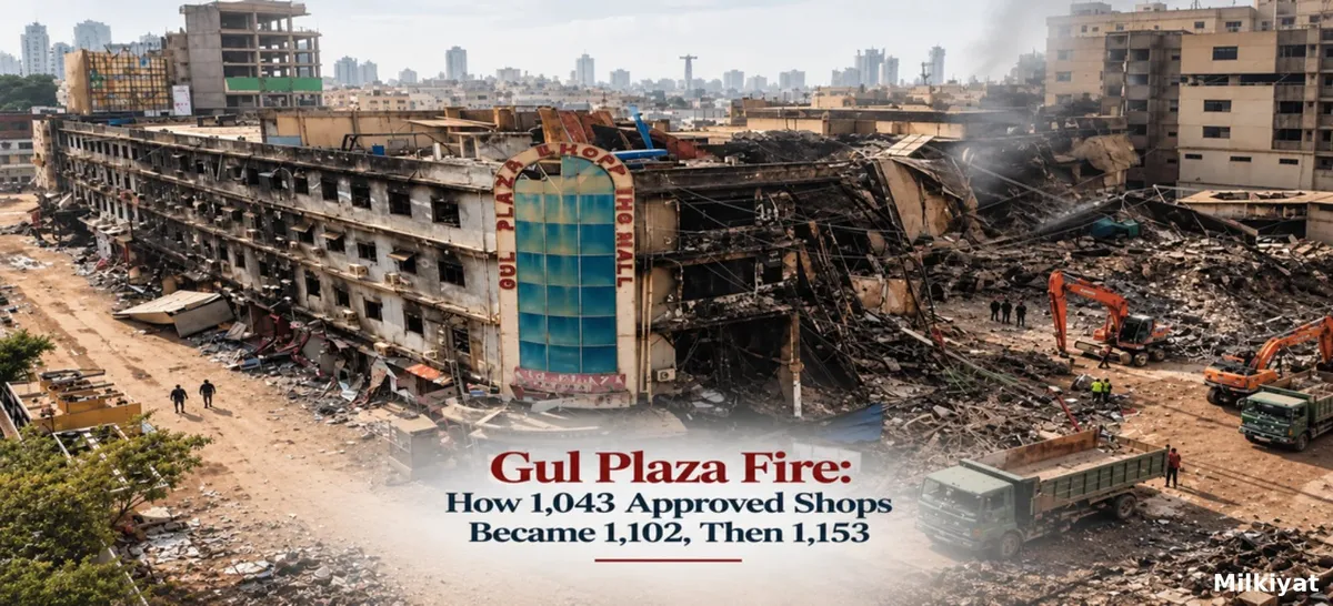 Gul Plaza Fire: How 1,043 Approved Shops Became 1,102, Then 1,153