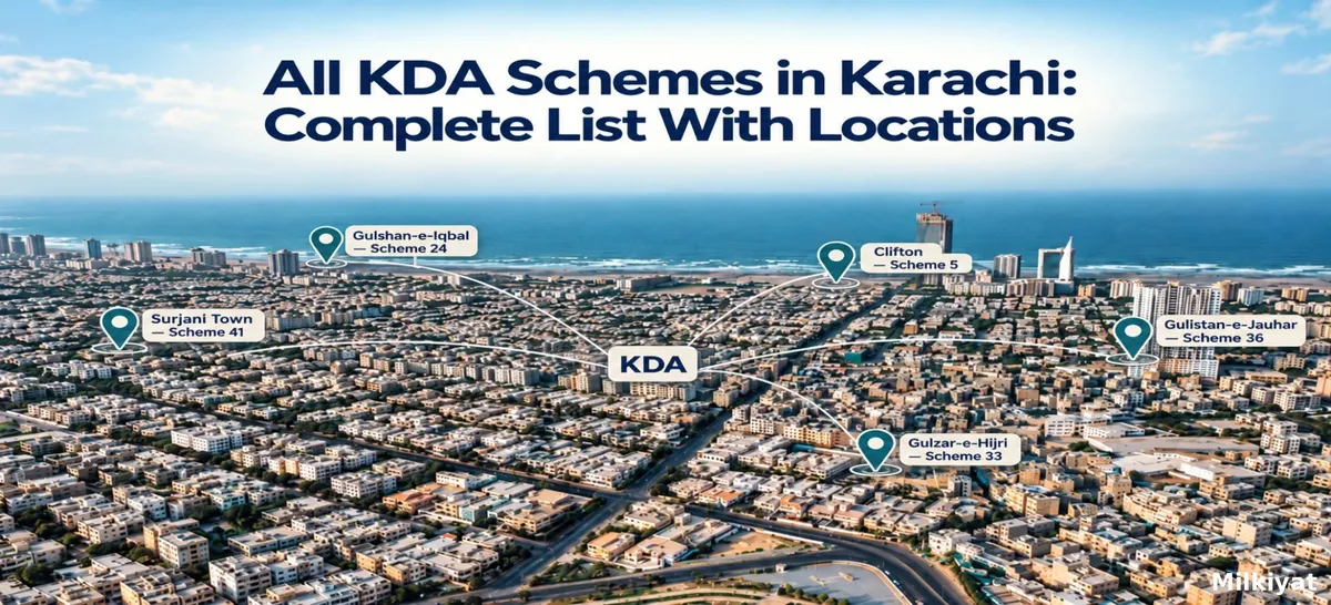 All KDA Schemes in Karachi: Complete List With Locations