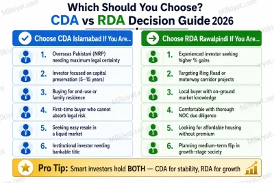 Choose one of them CDA or RDA
