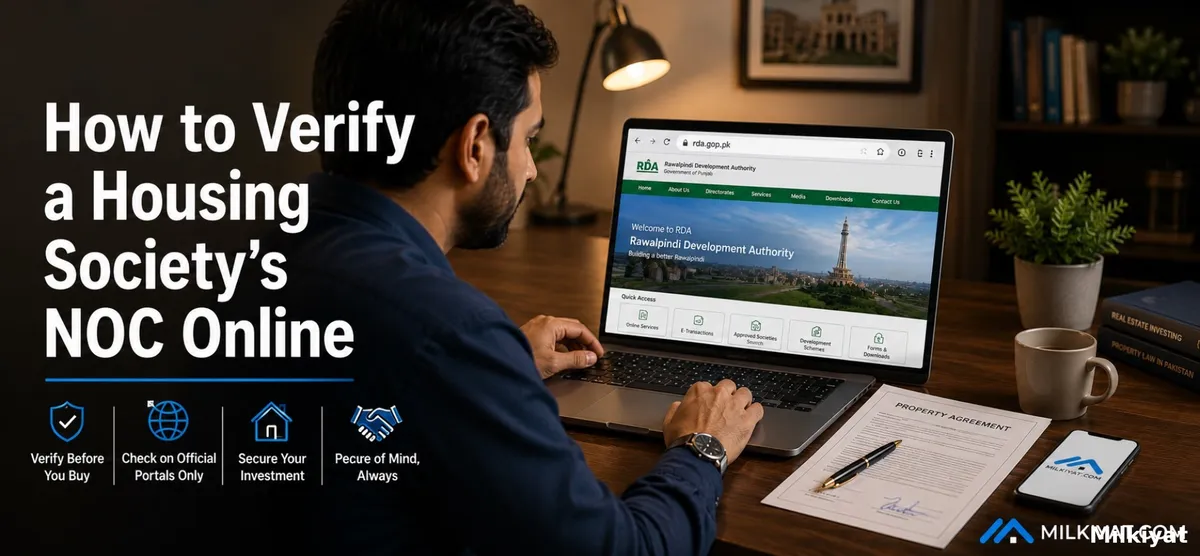 How to Verify a Housing Society’s NOC Online in Pakistan (RDA / CDA / LDA) — Step-by-Step Guide 2026-2027