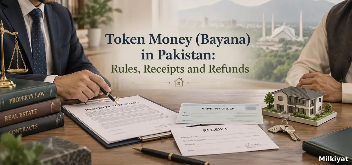 Token Money (Bayana) in Pakistan: Rules, Receipts and Refunds