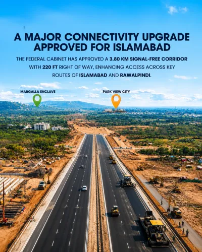New Road towards Park View City and Margalla Enclave