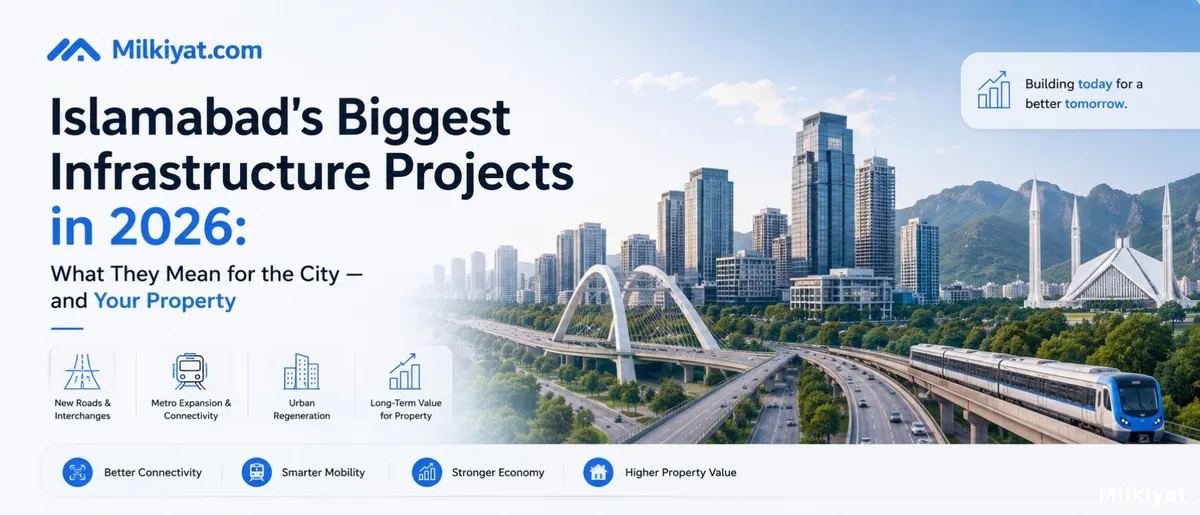 Islamabad's Biggest Infrastructure Projects in 2026: What They Mean for the City — and Your Property