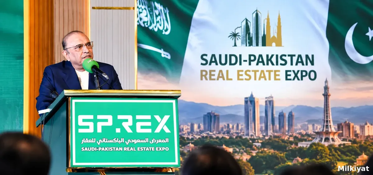 President Zardari Visits Saudi–Pakistan Real Estate Expo in Lahore