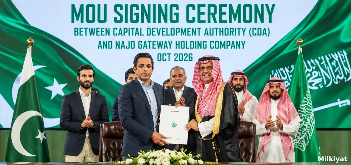 CDA Signs MoU With Saudi Investors for a Modern Theme Park in Islamabad