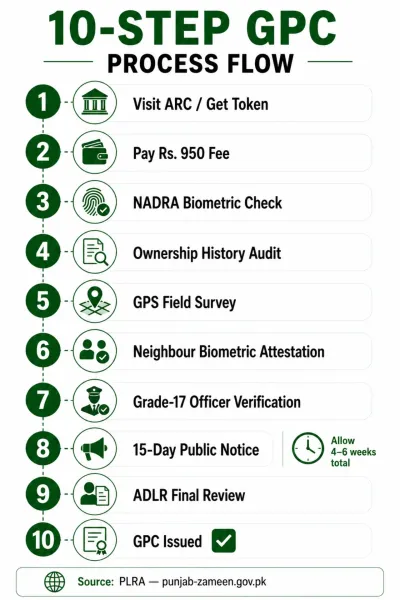 10-steps GPC process flow