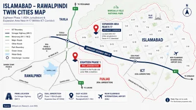 Eighteen Islamabad: Phase 1 & Expansion Area Near H-17