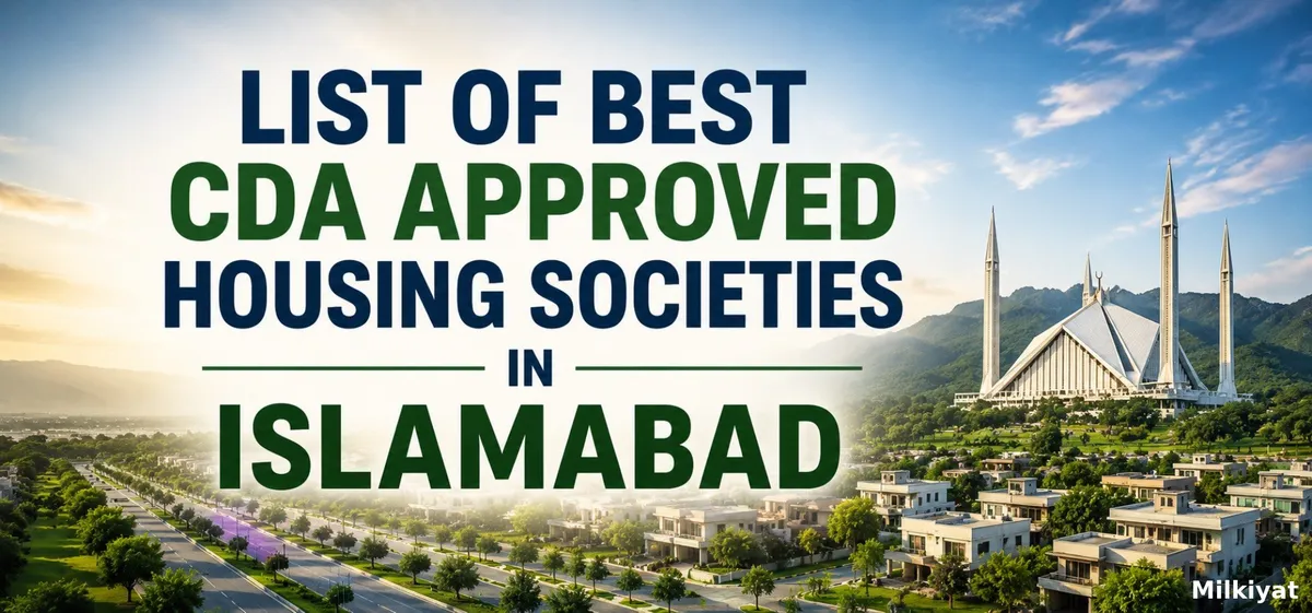 List of Best CDA-Approved Housing Societies in Islamabad (2026)