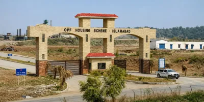 OPF housing society Islamabad entrance gate