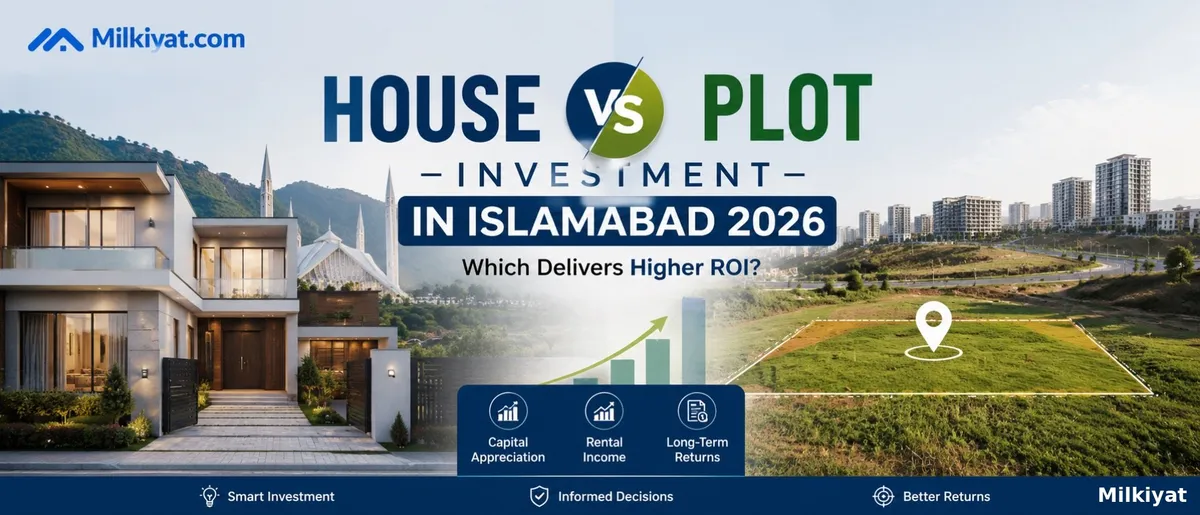 House vs Plot Investment in Islamabad 2026: Which Delivers Higher ROI?