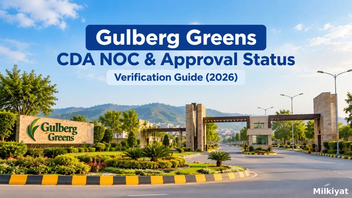 Gulberg Greens CDA NOC & Approval Status: Verification Guide (2026)