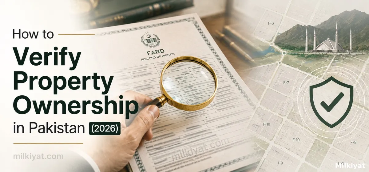 How to Verify Property Ownership in Pakistan (2026)