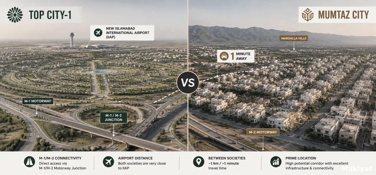 Top City-1 vs Mumtaz City Islamabad (2026): The Definitive Comparison