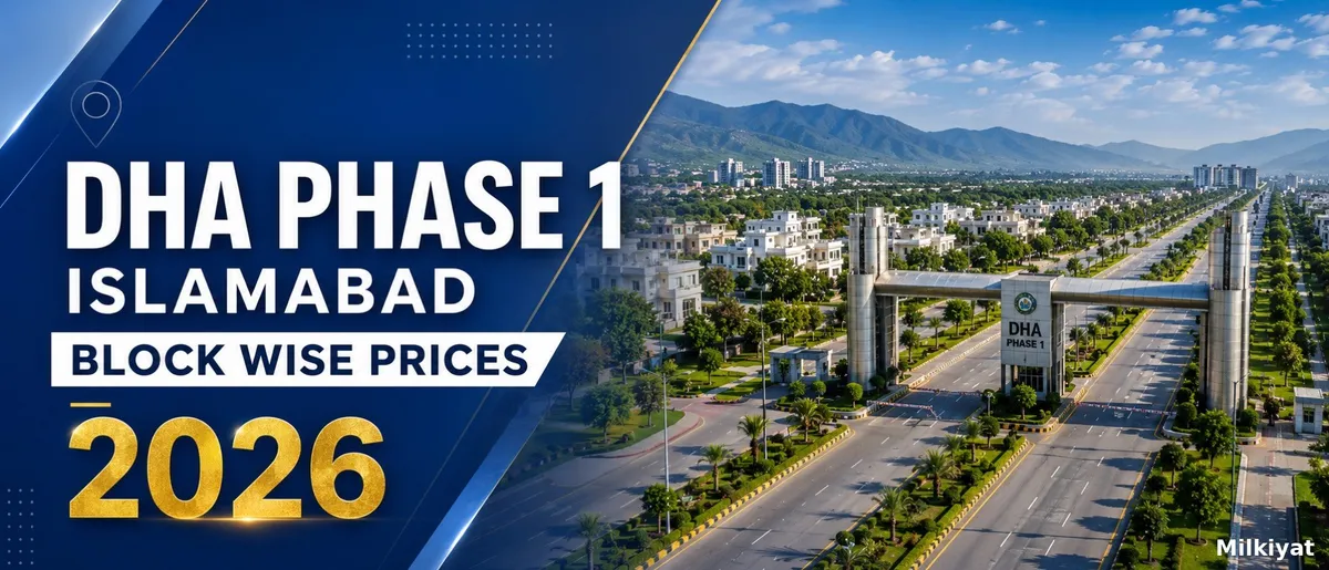 DHA Phase 1 Islamabad Block Wise Prices 2026 Latest Plot Rates for Every Block