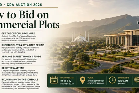 CDA Auction Islamabad 2026: How to Bid on Commercial Plots