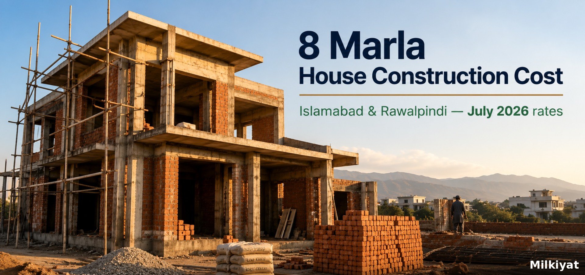 8 Marla House Construction Cost in Islamabad & Rawalpindi (Updated 27 July 2026)