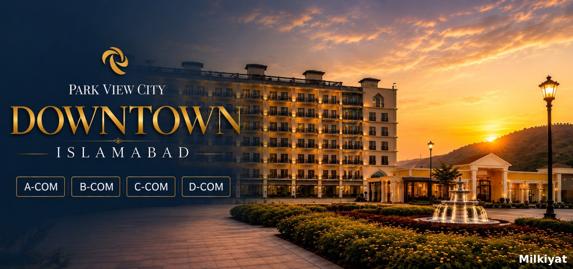 Park View City Downtown Islamabad: A-Com vs B-Com vs C-Com vs D-Com (2026 Guide)