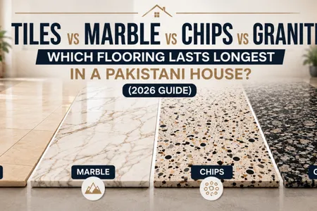 Tiles vs Marble vs Chips vs Granite: Which Flooring Lasts Longest in a Pakistani House? (2026 Guide)