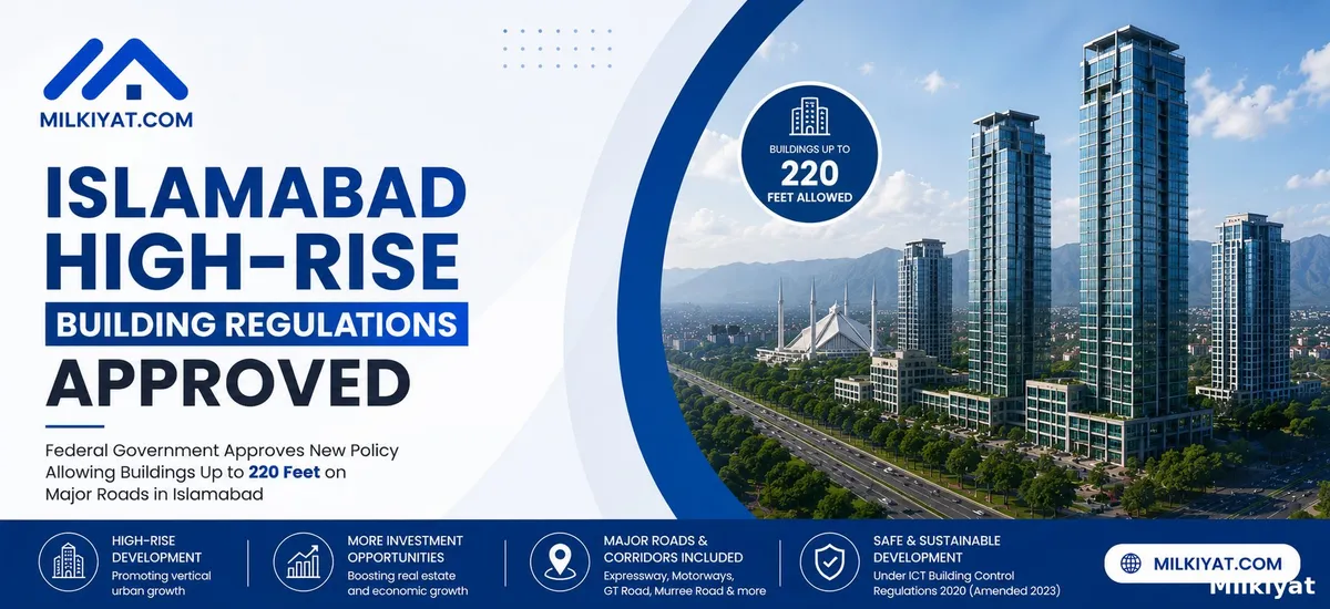 Federal Government Approves New High-Rise Building Regulations for Islamabad